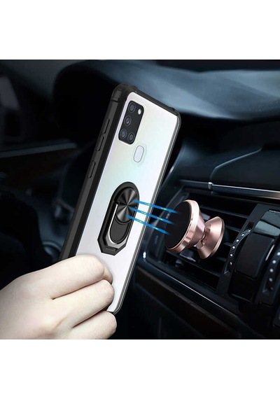 Galaxy A21s Kılıf Zore Mola Kapak Kırmızı