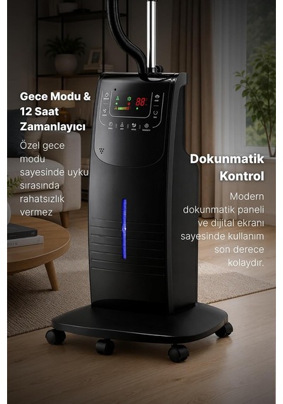 Dlc Tsp40-ea Bakır Motor Uzaktan Kumandalı Buharlı İyonizerli Vantilatör Ayaklı Vantilatör