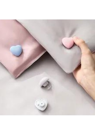 4 -adet Örtü Düzenleme Sabitleyici Düğme Kumaş 10 X 15 Pembe Diğer