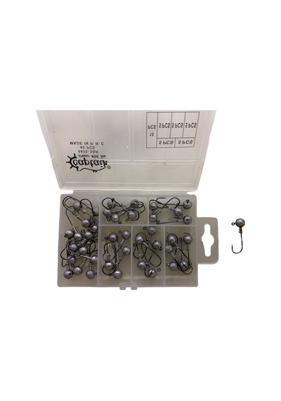 Captain 6435 Compact Eco Kutulu Jig Head Set 3gr 40 Adet
