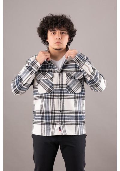 Bican Çift Cepli Oversize Erkek Oduncu Gömlek (513380972) Bican Çift Cepli Oversize Erkek Oduncu Gömlek (513380972)