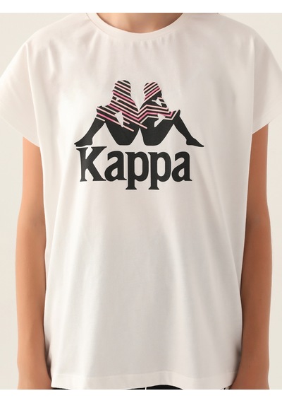 Kappa Kız Çocuk Tişört 5-15 Yaş Krem 182141t7v24s1-1 Krem