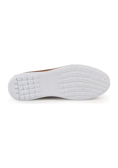 Libero L10.2231 Kadın Loafer Lazer Kesim Slip-on Ortopedik Poli Taban Comfort Anne Ayakkabısı Taba