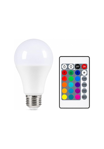Suwors Kumandalı Rgb Led Ampul 9w E27 - Beyaz/gün Işığı/rgb Modlu