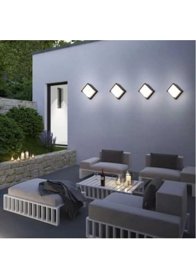 Ct 7074 Cata 12 W Sıva Üstü Bahçe Led Aplik Günışığı 3200k Hsplinm-3259 Diğer