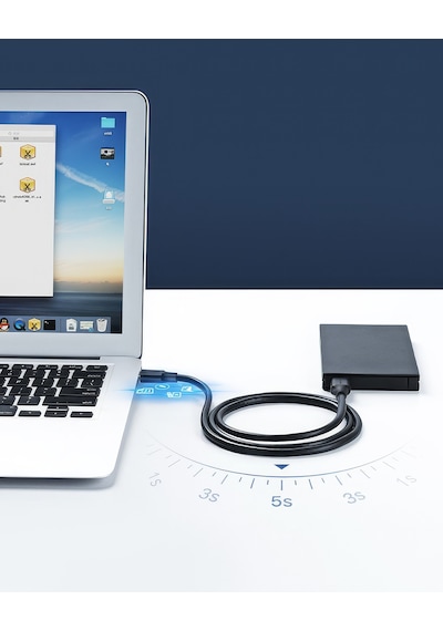 Ugreen Usb To Usb Data Ve Şarj Kablosu, 50 Cm, 10308