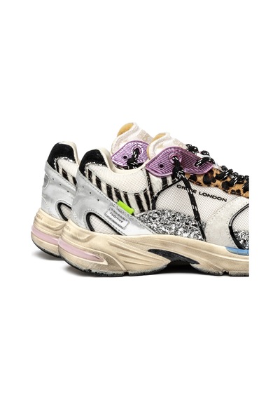 Sneaker Günlük Kadın 25303aa8 Crime London Fugıtıve 9094 Multicolor Çok Renkli