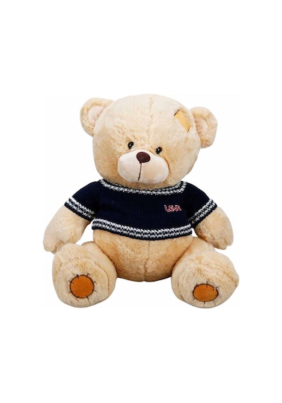 Puffy Friends Peluş Kazaklı Ayıcık Sevgiliye Hediye Oyuncak Ayı Kahve