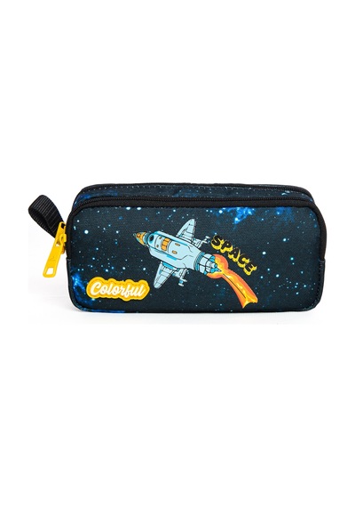 Maxim Space 3'lü Okul Seti - İlkokul Çantası & Termal Beslenme & Kalemlik Siyah