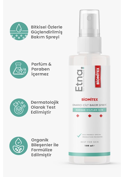 Etna Pharma Biomitex Onarıcı Cilt Bakım Losyonu 150 Ml U.y.u.z, Scabıes - Sprey Formatında