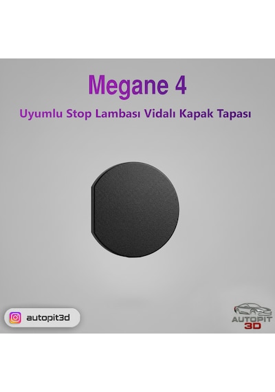 Megane 4 Uyumlu Stop Lambası Vidalı Kapak Tapası 2 Adet