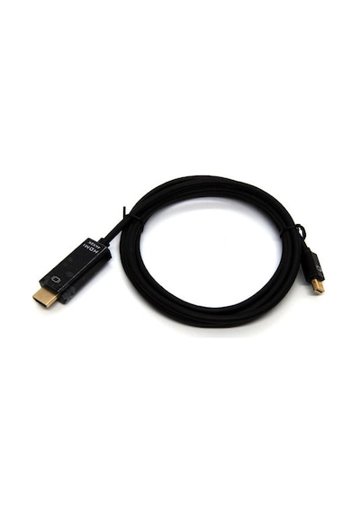 Beek Bc-dsp-mdp-ha-uhd-02 2 Mt Mini Dısplay Port To Hdmı Erkek-erkek 2k 4k 30hz Gold Görüntü Kablosu