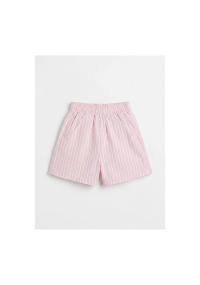 Poala Kids Pembe Dokuma Balloon Şort
