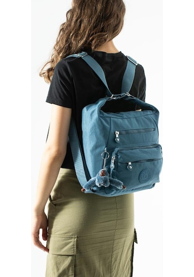 Baginn İster Sırt İster Omuz İster Çapraz Askılı Fonksiyonel Kullanım Kadın Çantası 28 28 Cm 571 Collection Mavi