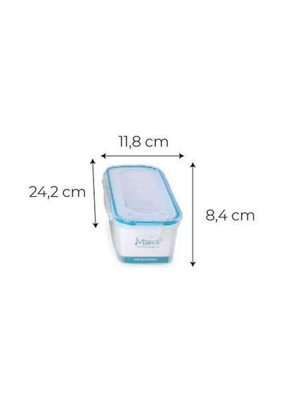 Hava Sızdırmaz Contalı Bakliyat Saklama Kabı 125 L 4 Lü Set