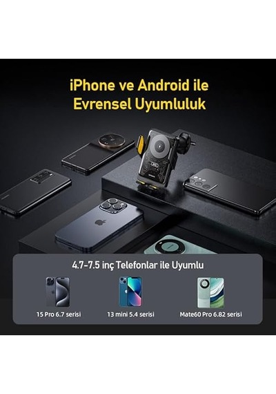 Aohi Superauto 65w Araç İçi Şarjı, 15w Şarj Aleti Handsfree Telef