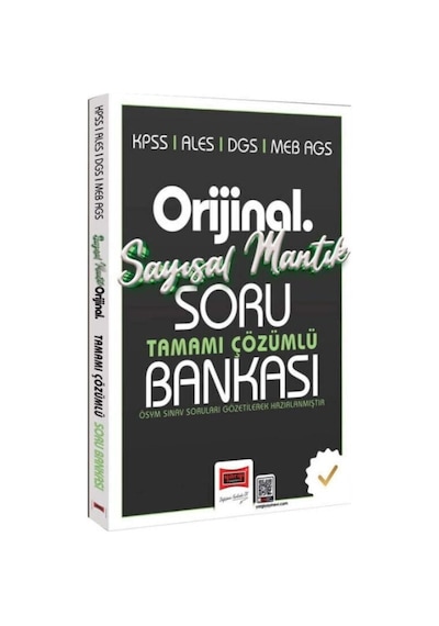 Yargı Yayınları Kpss Ales Dgs Meb Ags Orijinal Sayısal Mantık Tamamı Çözümlü Soru Bankası