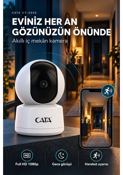 Cata Ct-4053 Solar 4g Sım Kartlı Dış Mekân Kamera
