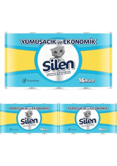 Silen Tuvalet Kağıdı 16'lı 3lü Paket