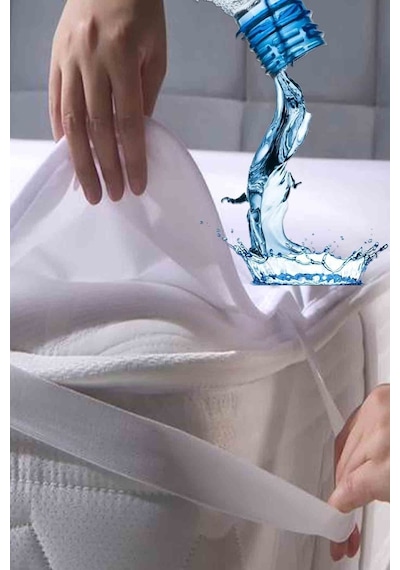 Altın Karma Bebe Sıvı Geçirmez Micro Alez 60x120 Cm Beyaz
