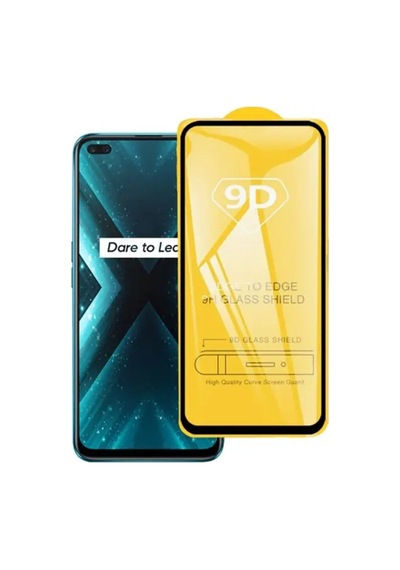Ally Oppo Realme 6 Pro 9d Full Glue Tempered Cam Ekran Koruyucu- 5775 Mh-hs0162-5519
