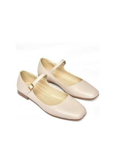Fox Shoes S726252509 Bej Kadın Babet Bej