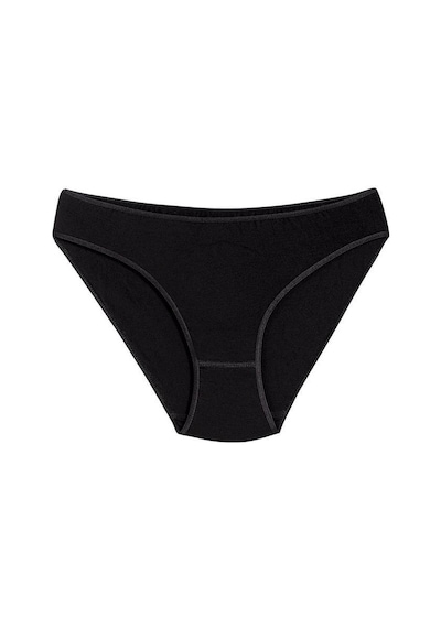 12 Adet Yıldız Bayan Bambu İz Yapmaz Bikini Külot Siyah 3961 001