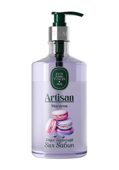 Eyüp Sabri Tuncer Artisan Macaron Doğal Zeytinyağlı Sıvı Sabun 600 ML