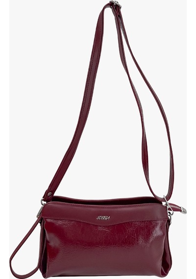 Sosela 67-6012 Kadın Parlak Bordo Portföy Çanta P.bordo