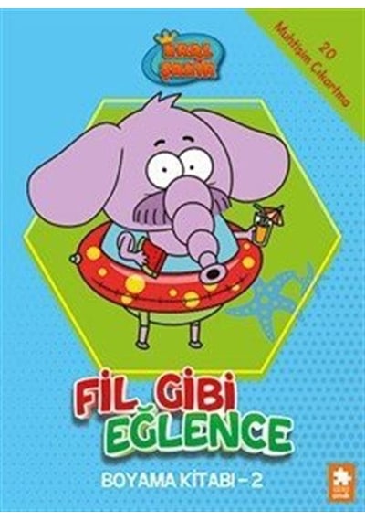 Kral Şakir Fil Gibi Eğlence Boyama Kitabı 2