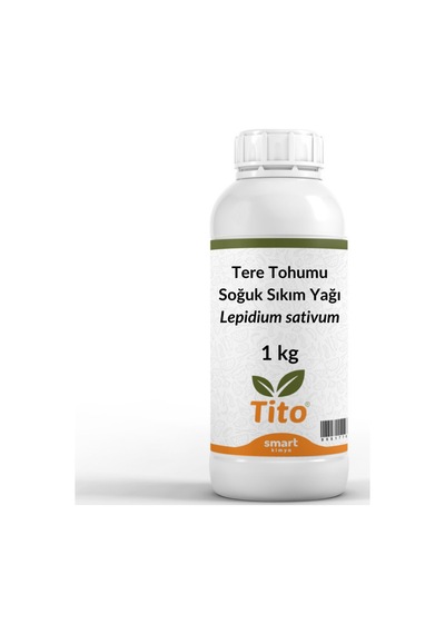 Tito Tere Tohumu Soğuk Sıkım Yağı Lepidium Sativum 1 KG