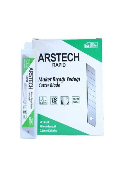 Arstech Ars100501 Maket Bıçağı Yedek 18 Mm Rapid Tip 0.50 Mm 1476