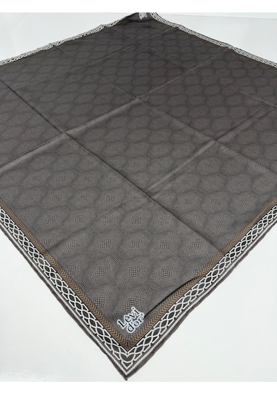 Levidor Lotus Desen Eşarp - 06107 Açık Kahve-11