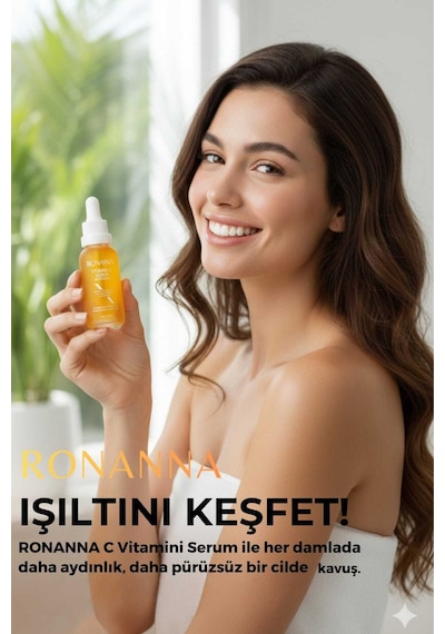 Ronanna C Vitamini Serum Leke Karşıtı,aydınlatıcı,nemlendirici Cilt Tonu Eşitleyici %20 Ascorbic Acid30ml