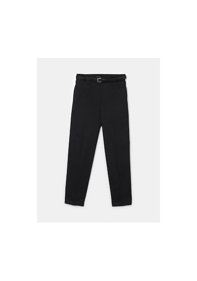LC Waikiki Lcw Beli Kemerli Havuç Kesim Kadın Pantolon New Black