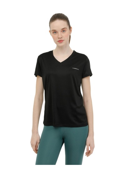 Lumberjack Wb Pes V Neck11ct127 Kısa Kolu Siyah Unisex T-shirt Siyah