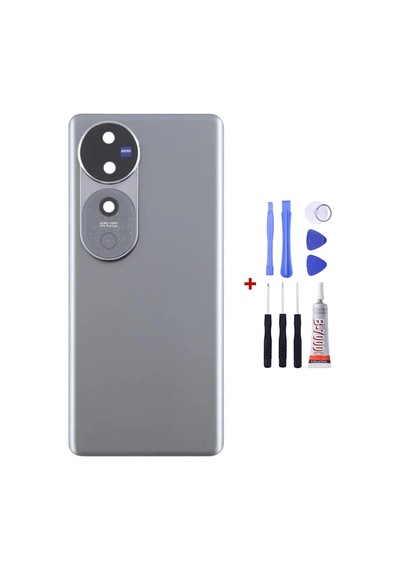 Vivo V40 Pro Siyah Arka Cam Kapak Pil Kapağı Tamir Set B7000 Set Siyah