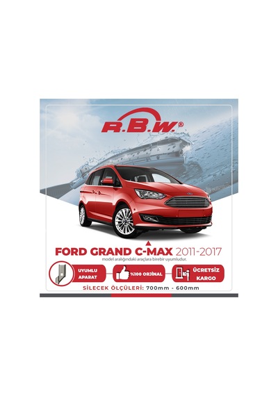 RBW Ford Grand C-Max 2 2011 - 2017 Ön Muz Silecek Takım