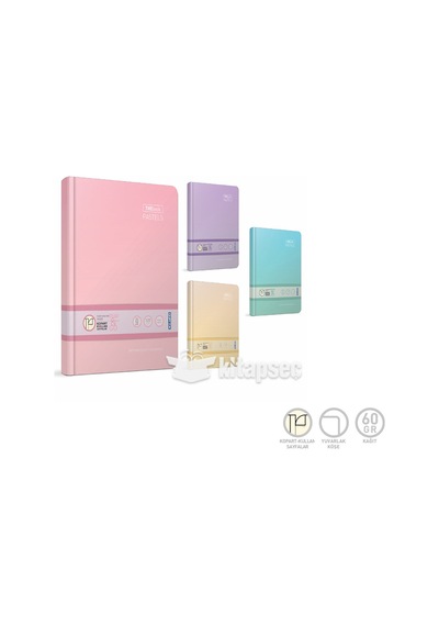 Gıpta 17x24 160 Yaprak Çizgili Sert Kapak Defter 3048