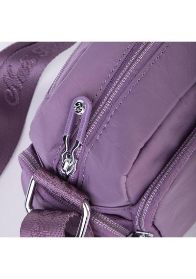 Nas Bag Kadın Spor Çok Gözlü Su Geçirmez Hafif Mini Çanta Mor 22x16 Cm Mor