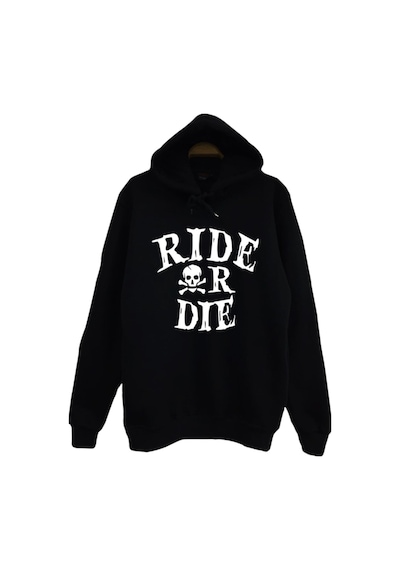 Ride Or Die Baskılı Çocuk Sweatshirt Siyah