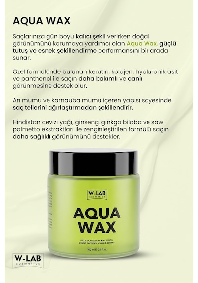 W-lab Cosmetics Aqua Wax 100 Ml
