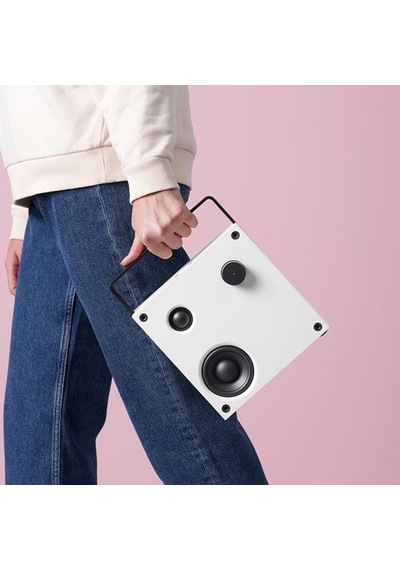 Ikea Vappeby Bluetooth Hoparlör, Beyaz, 20x20 Cm