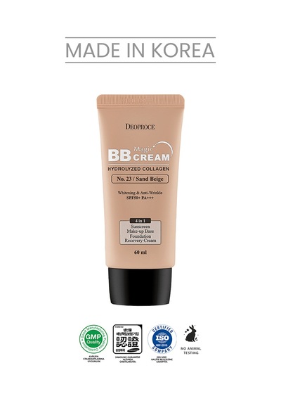 Deoproce Deniz Kolajeni İçeren Yoğun Kapatıcı Bb Krem Spf50+ Pa+++ No:23 Magic Bb Cream 60 ML