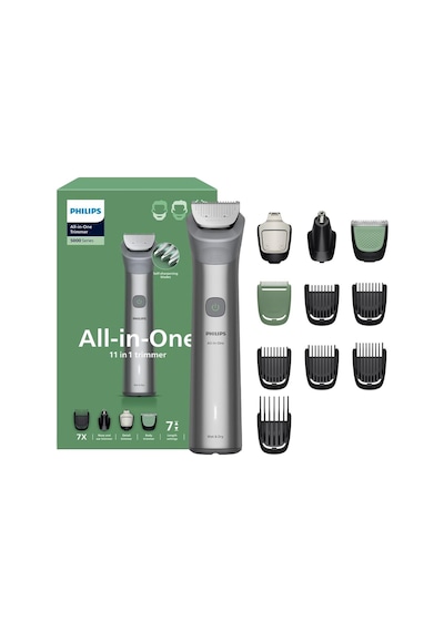 Philips All-ın-one Trimmer 5000 Serisi Mg5932/15, 11'ı 1 Arada Erkek Bakım Seti, Yüz Saç Vücut Için