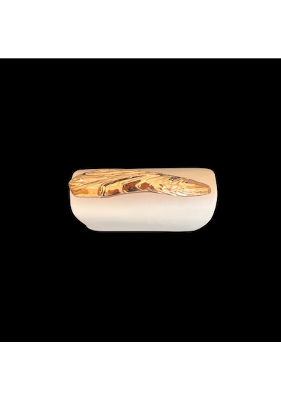 Rose Krem Çanta Kadın Krem Deri Gold Kulp Detaylı Zincir Askılı Yeni Sezon Çanta Krem