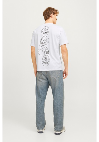 Jack & Jones Jjbrown Erkek T-shirt 12271365 White