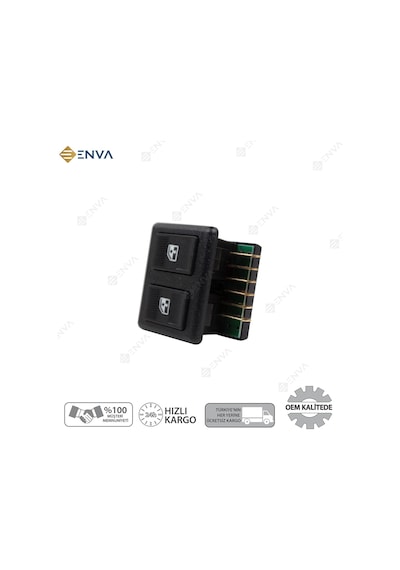Fiat Uno Cam Sol Ön İkili Cam Açma Kapatma Düğmesi Anahtarı