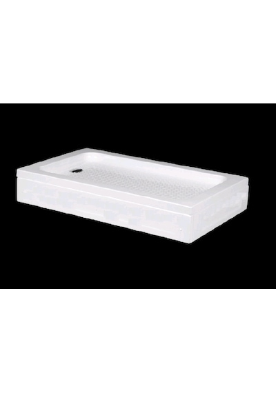 Alika 90 x 130 CM Dikdörtgen H 15 Panelli Duş Teknesi