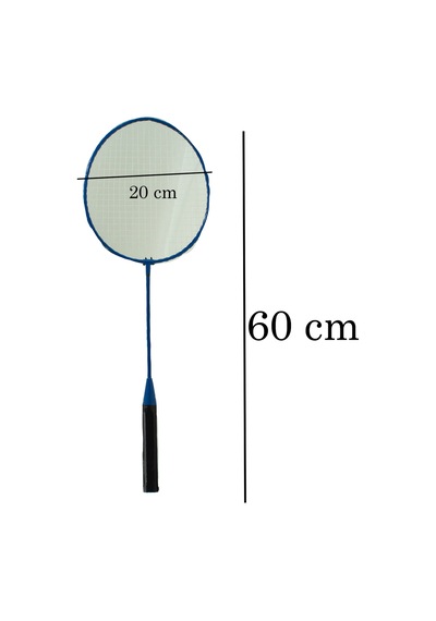Set Badminton Seti Metal 2 Raket 3 Top